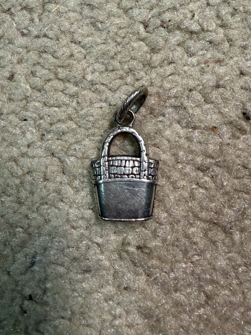 Women’s Brighton Sterling Silver Plated Basket Charm Pendant